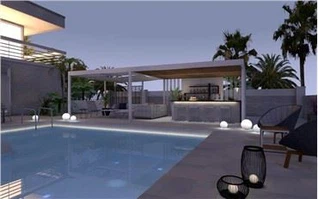 Altánová pergola hliníková 3 X 3m